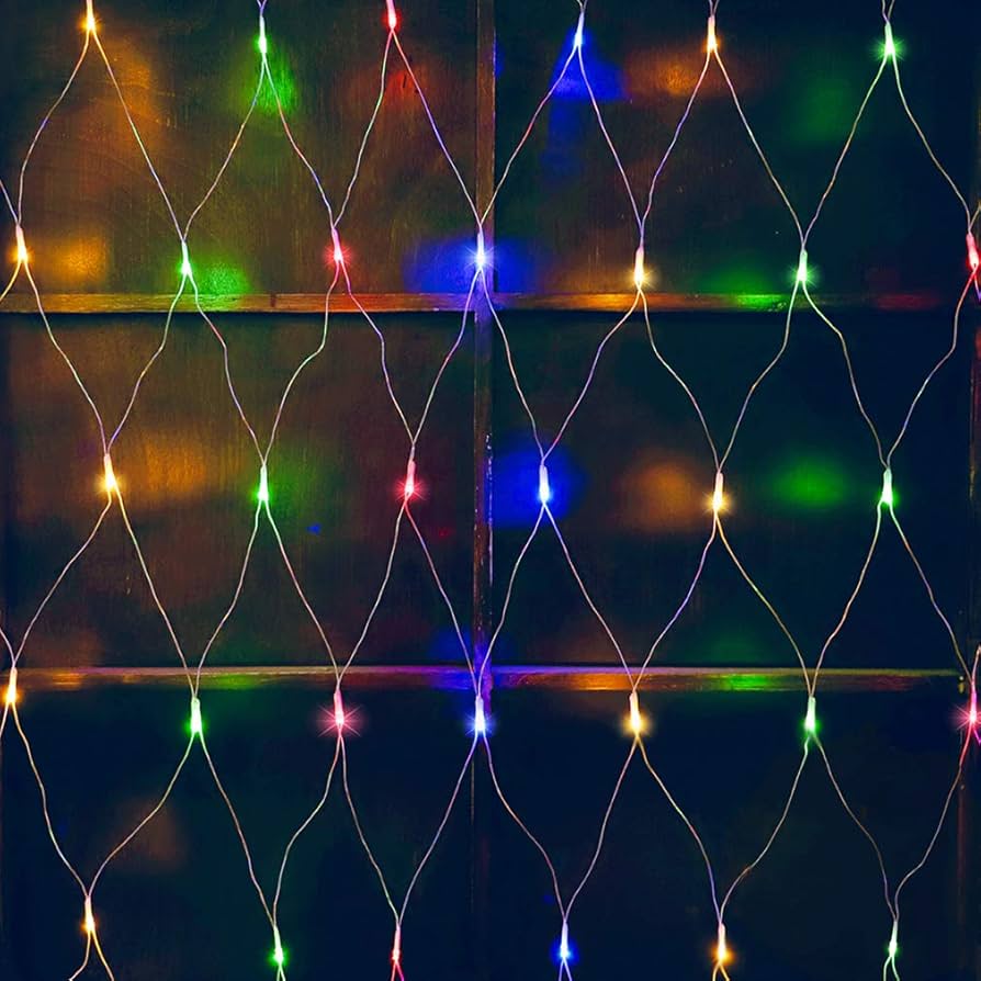 woohaha LED Net Mesh Fairy String Decorative Lights 192 LEDs
